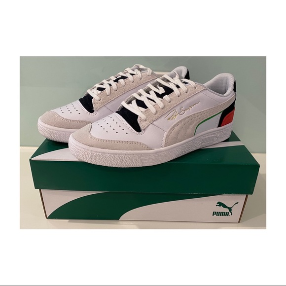 Puma Other - Men’s Puma Ralph Sampson low sneakers casual white black red green blue US 8
